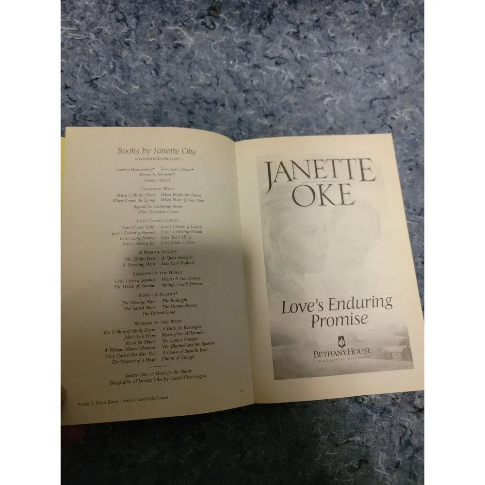 Janette Oke Love Come Softy & Love's Enduring‎ Promise